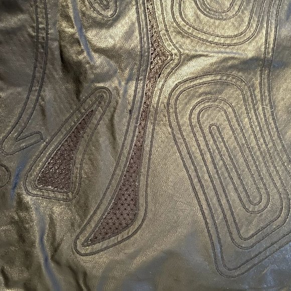 NWT See U Soon Faux Leather Sleeveless Mini Dress Mod 60's Inspired Pock… - Picture 13 of 13